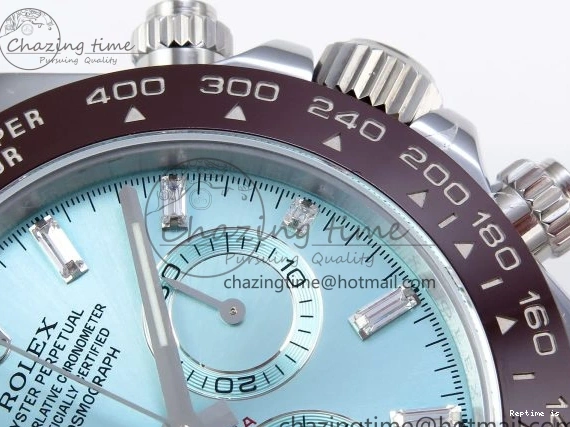 1218 SportInspired DAYTONA 116506 QF 1:1 BEST EDITION ICE BLUE DIAL CRYSTAL MARKERS ON SS BRACELET SH4130 V3 (GAIN WEIGHT) 1770